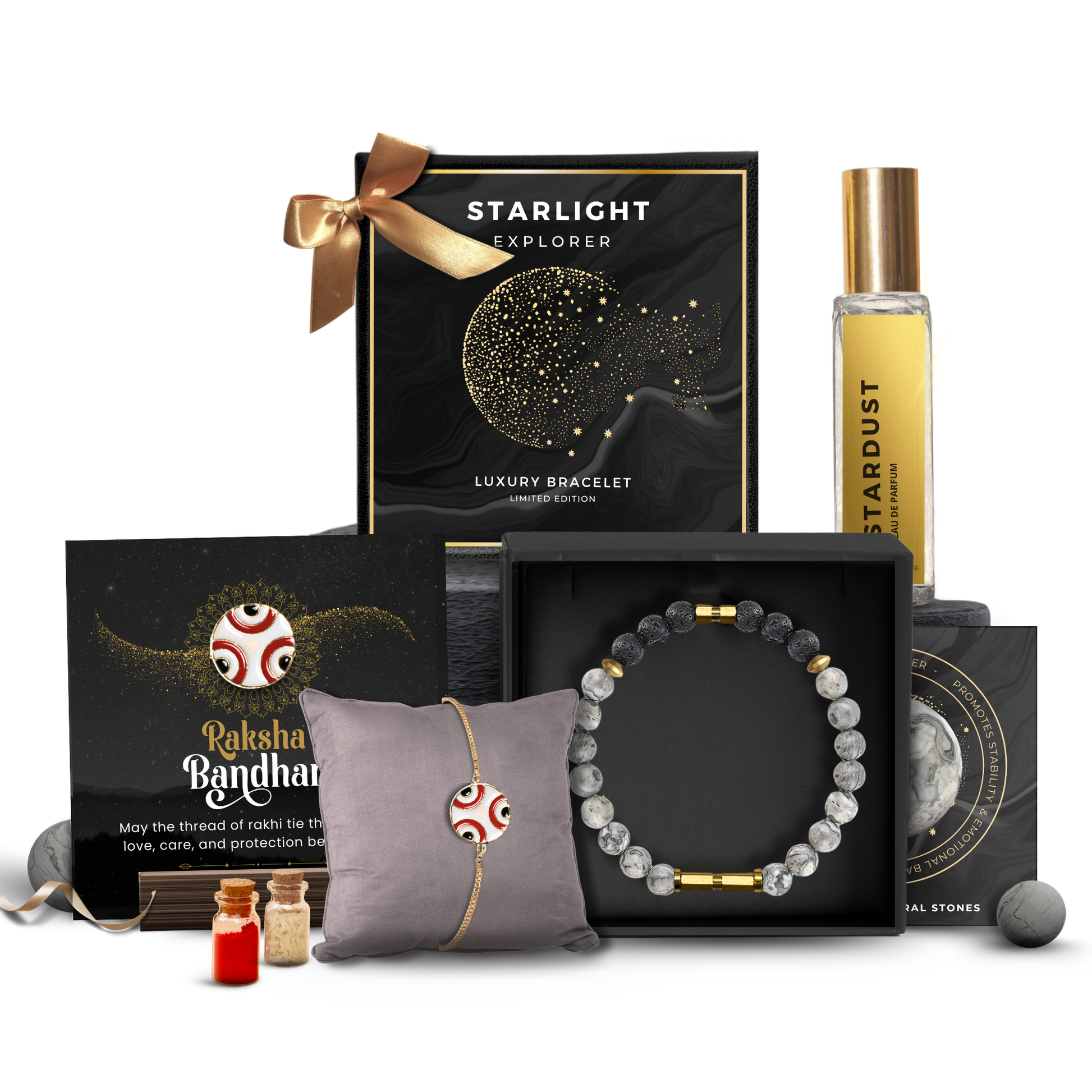 Starlight Explorer | Men's Bracelet & Perfume Gift Set