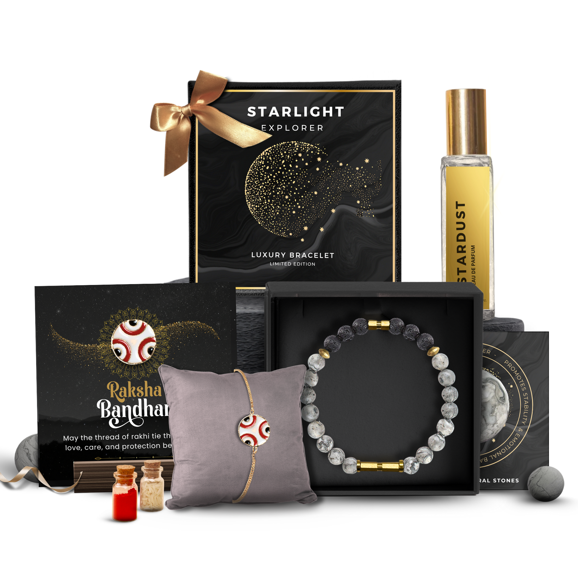 Starlight Explorer | Men's Bracelet & Perfume Gift Set