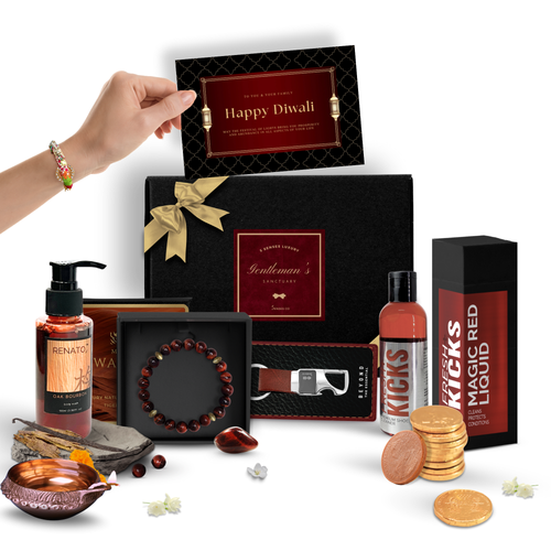 Gentleman's Sanctuary | For Diwali | Men's 5 Senses Gift Hamper