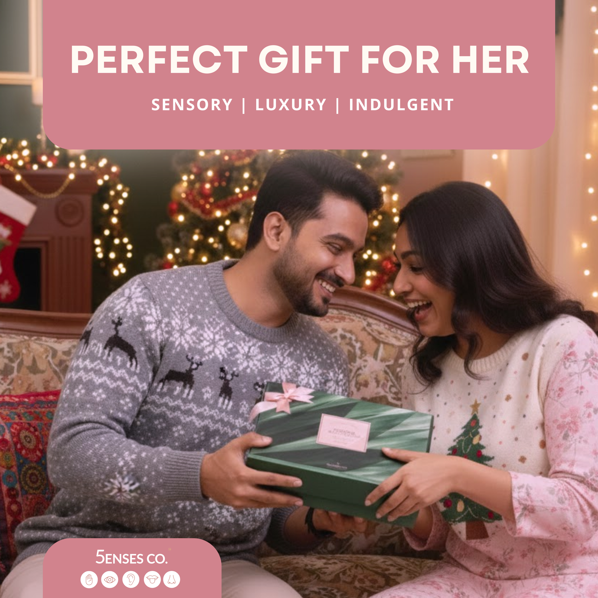 Senses Symphony For Christmas | Luxury 5 Senses Gift Hamper for Women