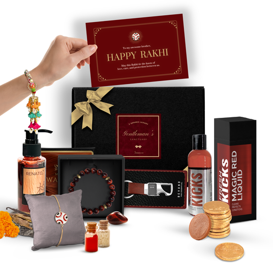 Gentleman's Sanctuary for Rakhi | Men's 5 Senses Gift Hamper