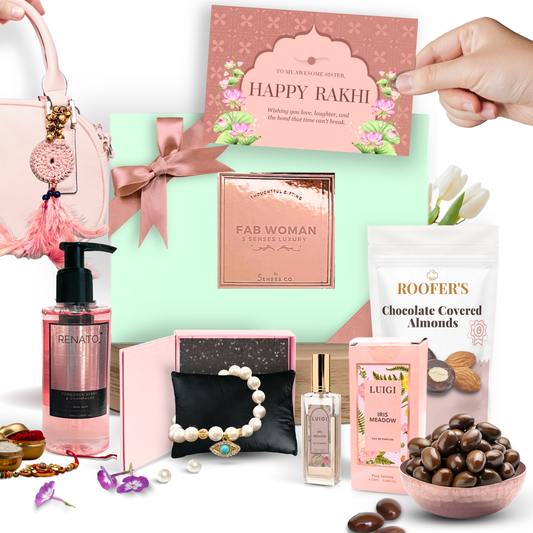 Fab Woman For Rakhi | Luxury 5 Senses Gift Hamper for Women