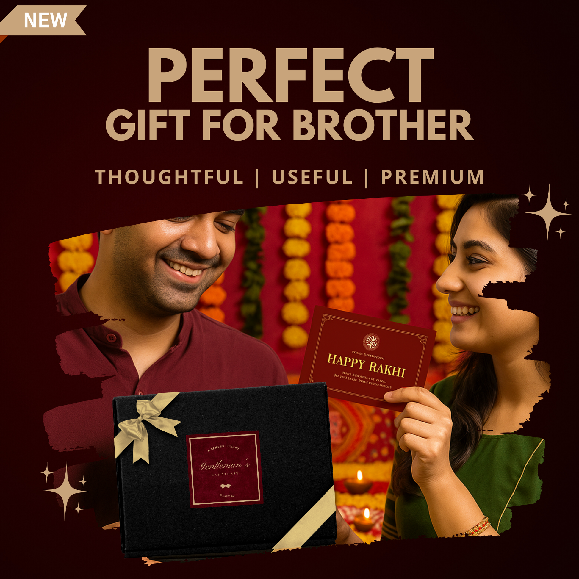 Gentleman's Sanctuary for Rakhi | Men's 5 Senses Gift Hamper