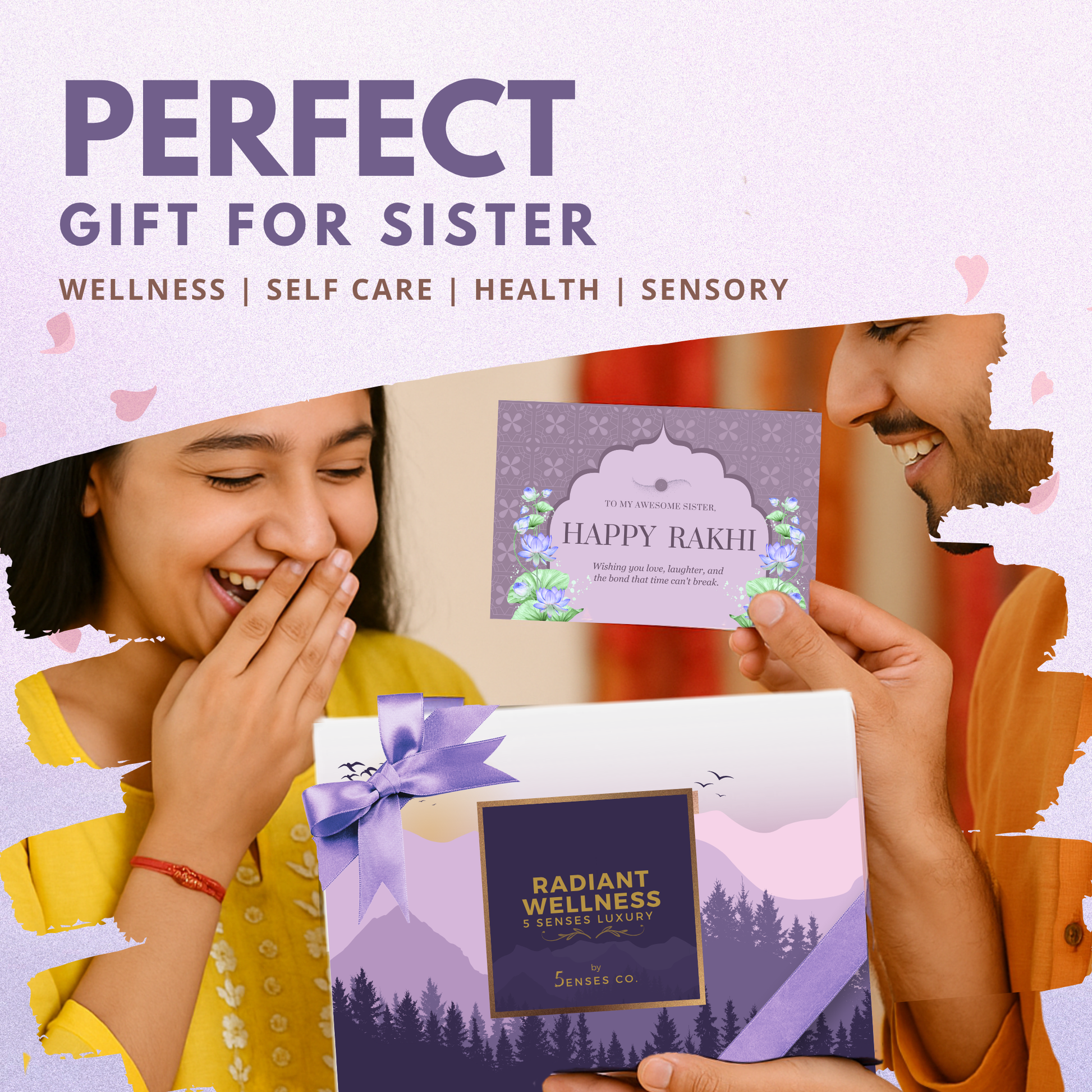 Wellness Symphony for Rakhi | Luxury 5 Senes Gift Hamper for Women