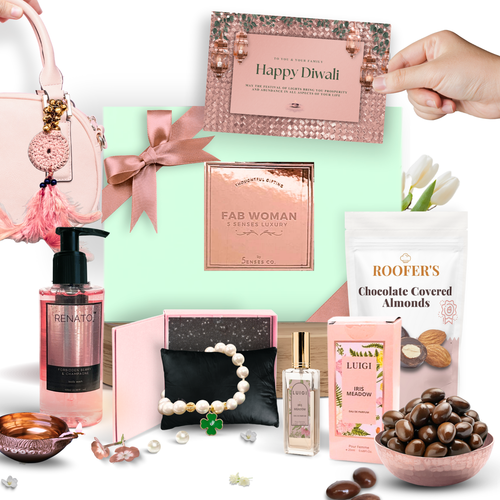 Fab Woman For Diwali | Luxury 5 Senses Gift Hamper for Women