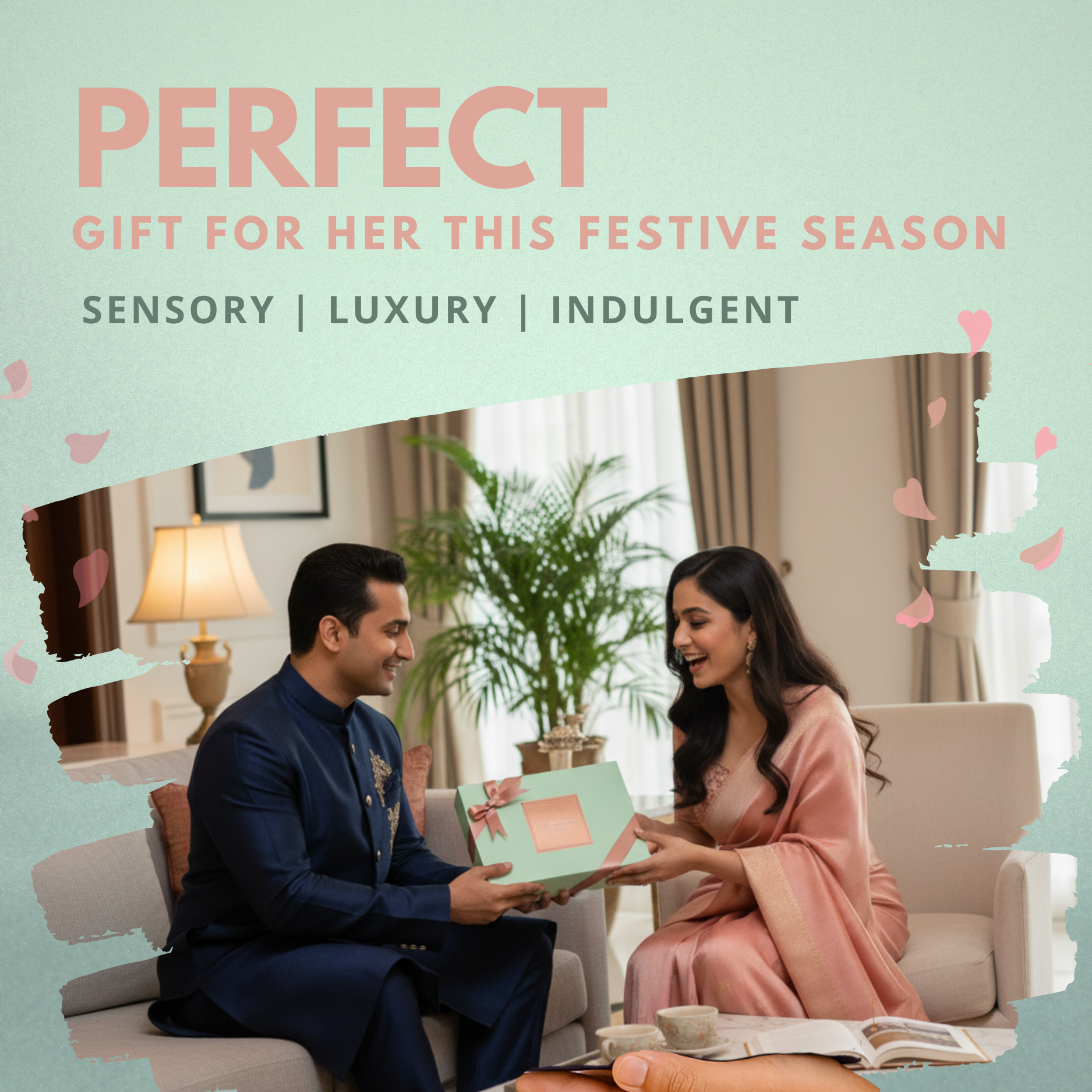 Fab Woman For Diwali | Luxury 5 Senses Gift Hamper for Women