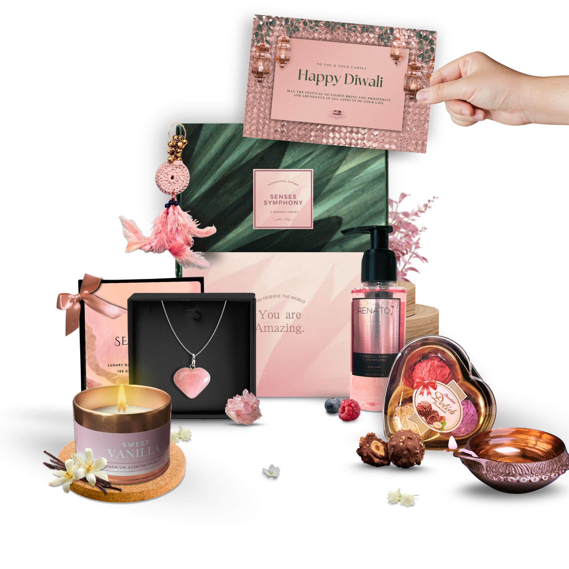 Senses Symphony For Diwali | Luxury 5 Senses Gift Hamper for Women