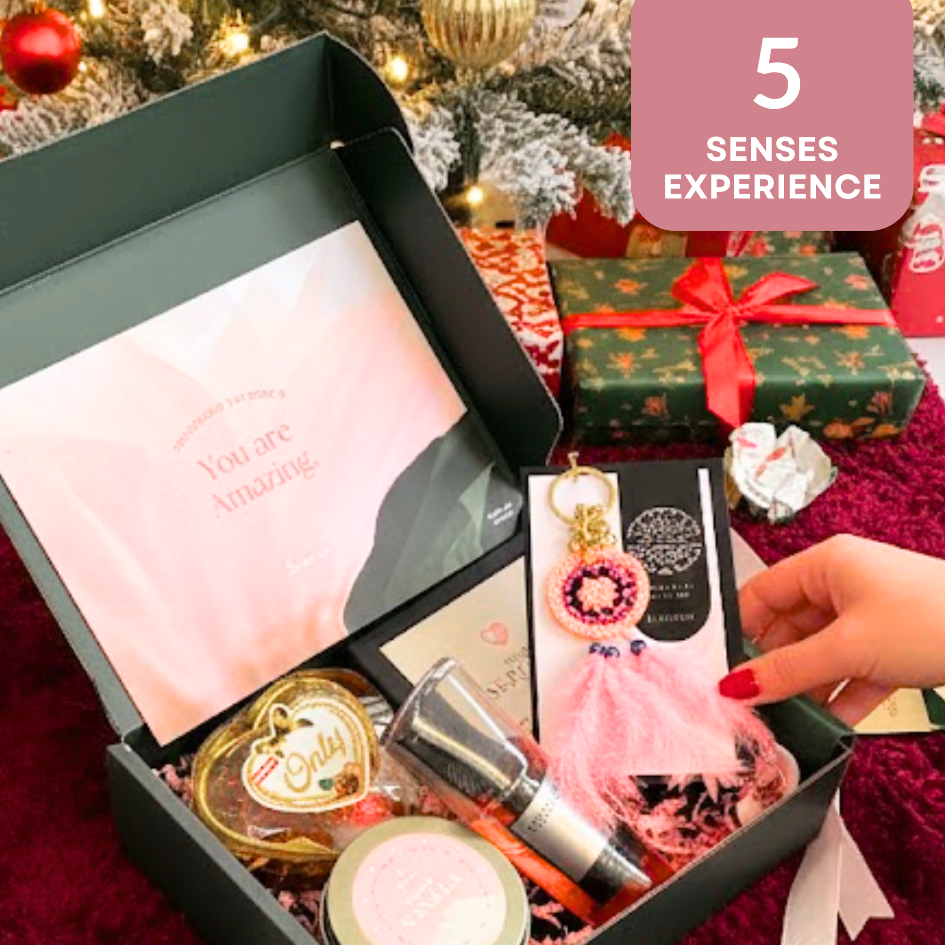 Senses Symphony For Christmas | Luxury 5 Senses Gift Hamper for Women