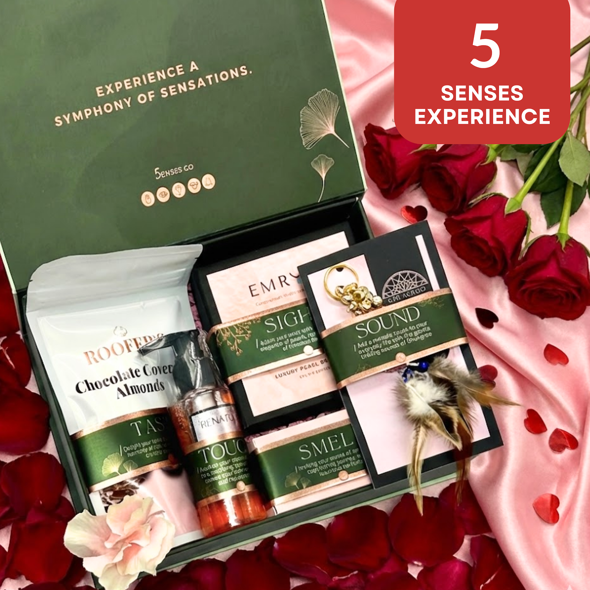 Fab Woman For Valentine | Luxury 5 Senses Gift Hamper for Women