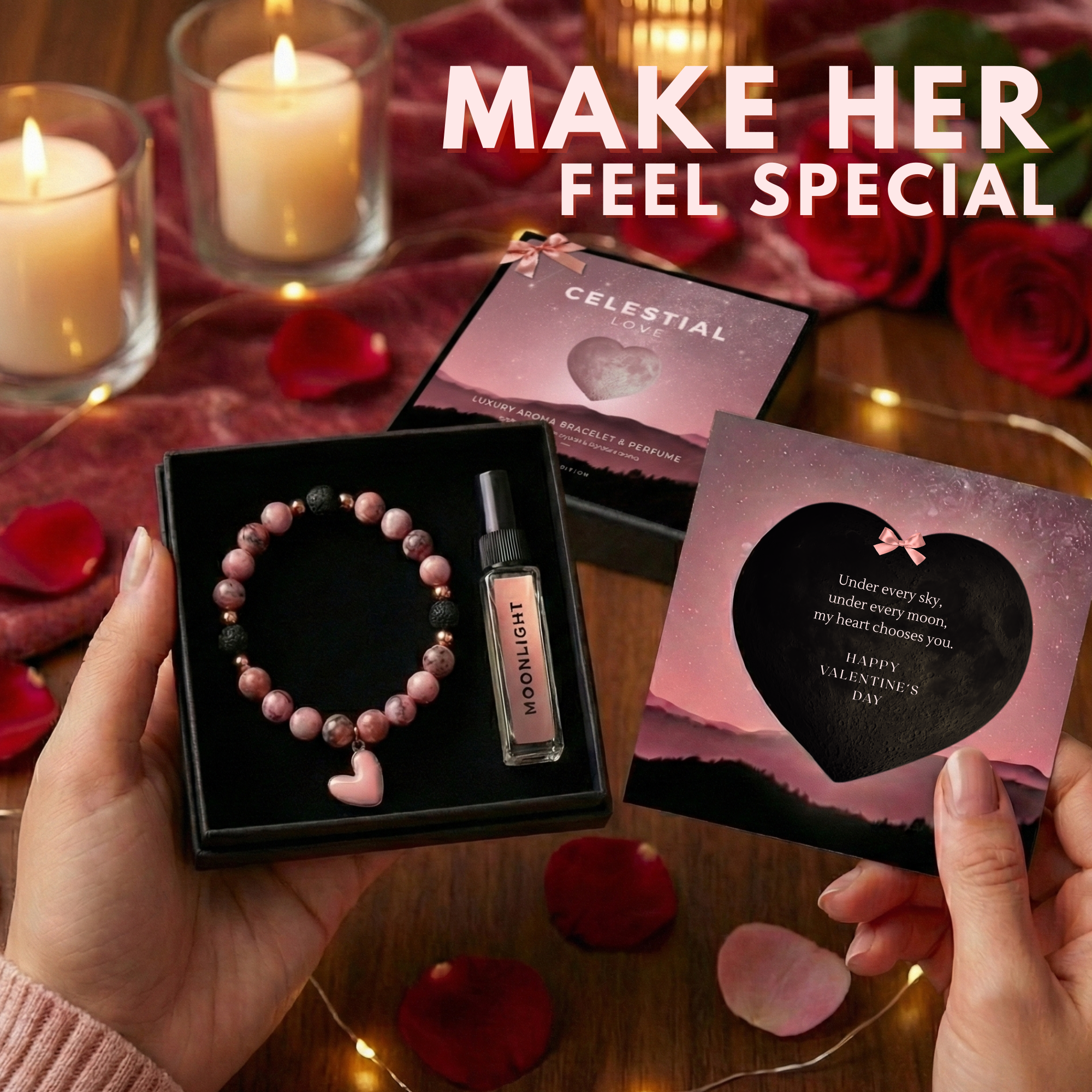 Celestial Love | Bracelet & Perfume Set
