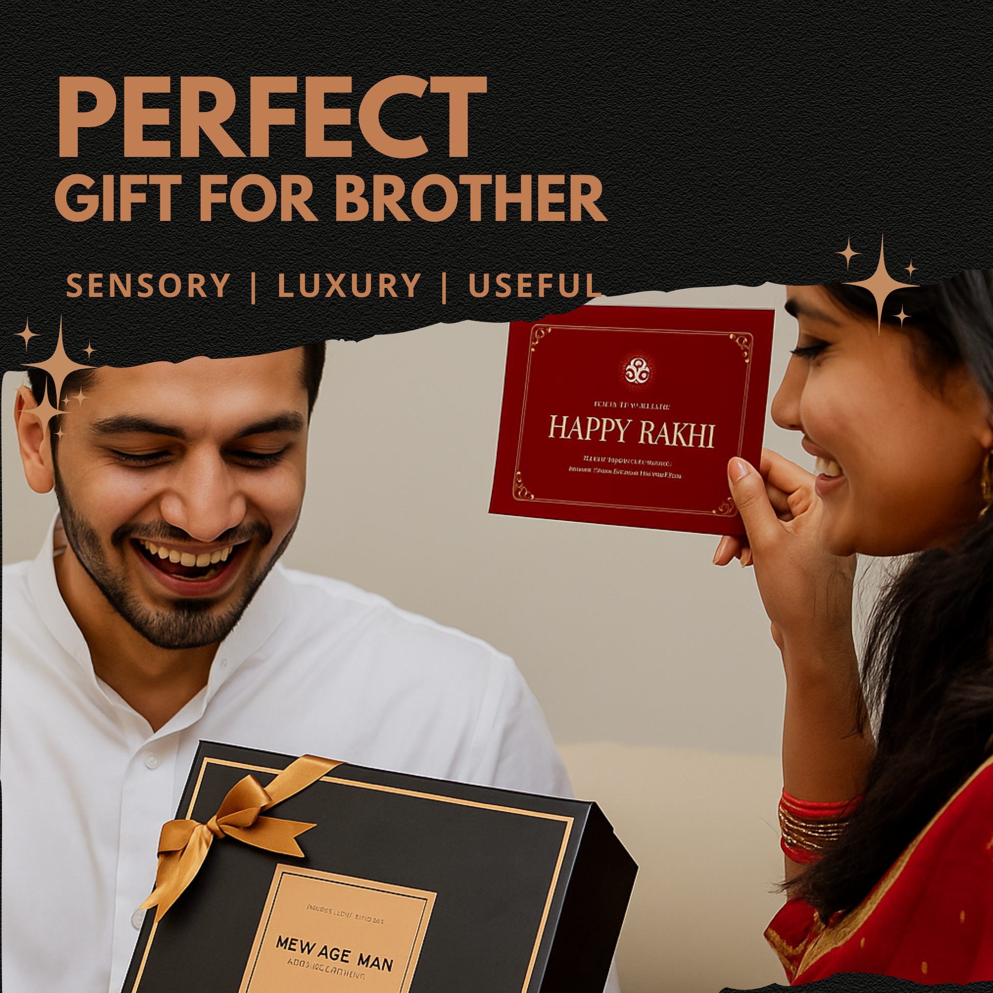 New Age Man For Rakhi | Luxury 5 Senses Gift Hamper for Men