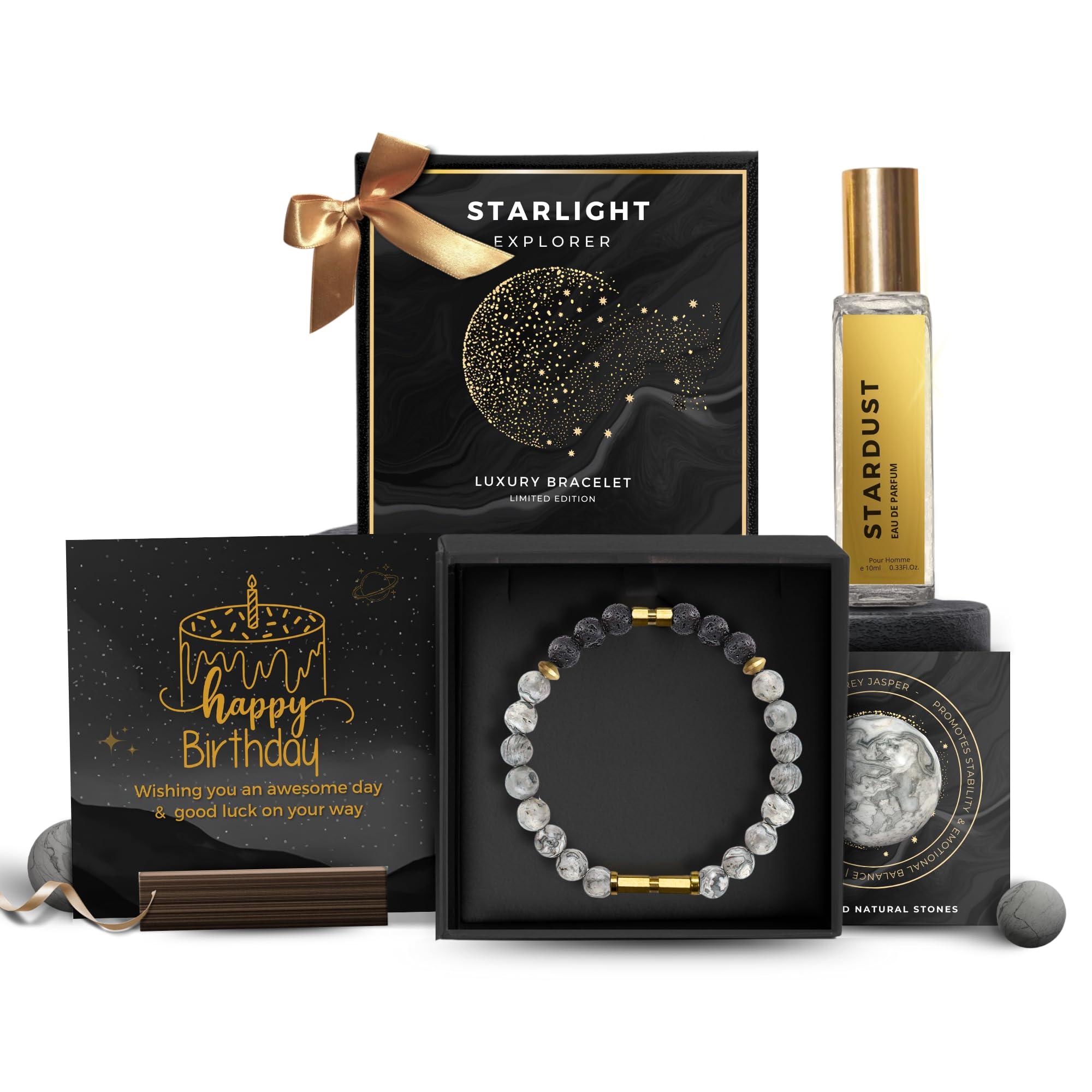 Starlight Explorer | Men's Bracelet & Perfume Gift Set