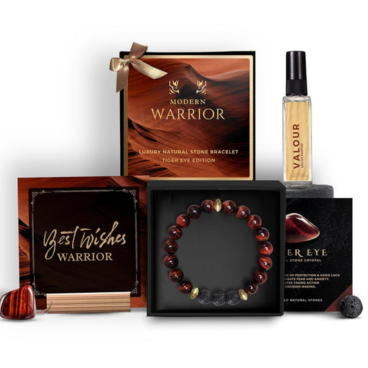 Modern Warrior | Men's Bracelet & Perfume Gift Set