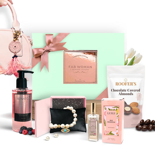 Fab Woman | Luxury 5 Senses Gift Hamper for Women