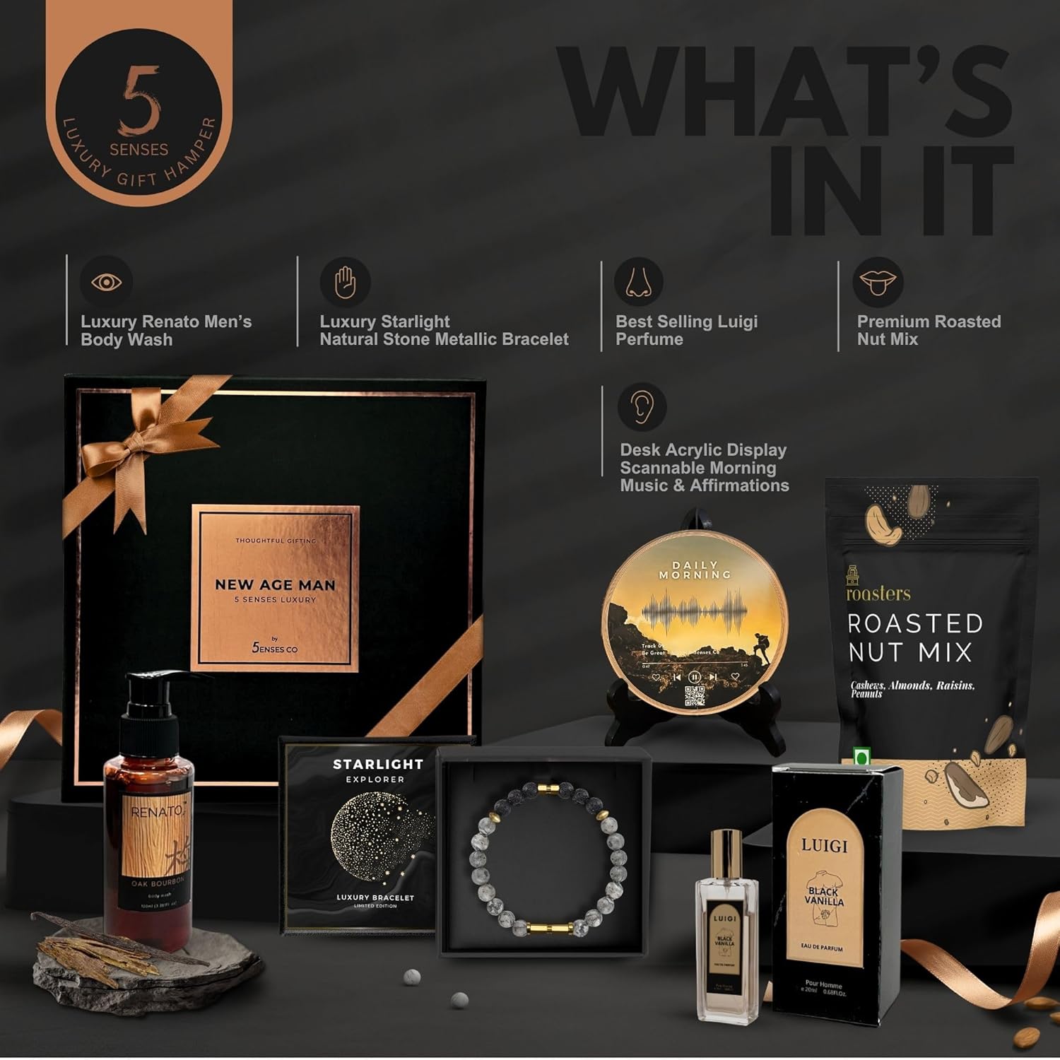 New Age Man | Luxury 5 Senses Gift Hamper for Men