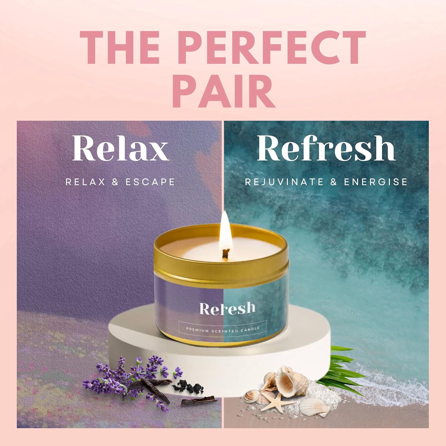 The Perfect Pair | Luxury Candle Gift Set