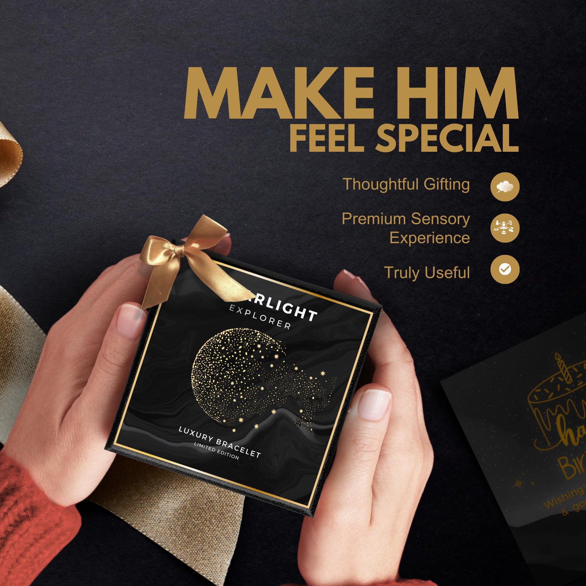 Starlight Explorer | Men's Bracelet & Perfume Gift Set