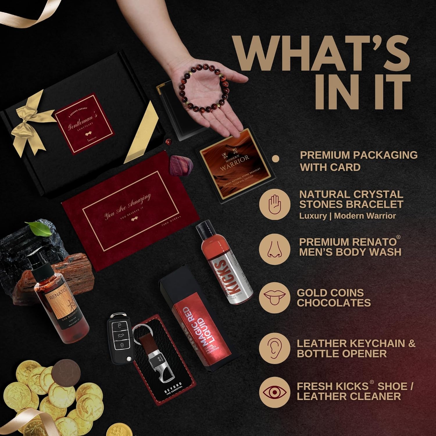 Gentleman's Sanctuary | Men's 5 Senses Gift Hamper
