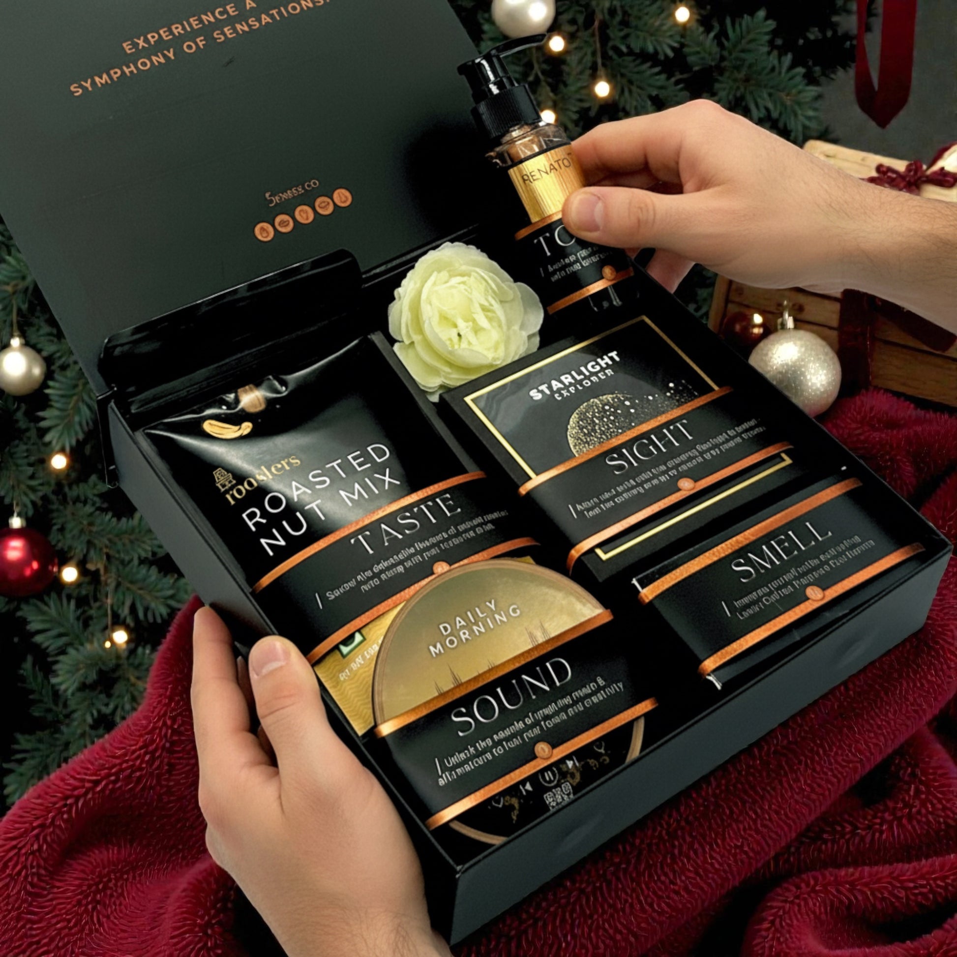 New Age Man For Christmas | Luxury 5 Senses Gift Hamper for Men
