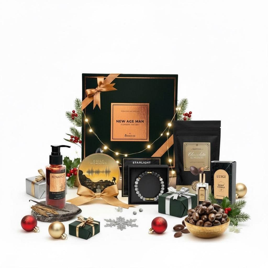 New Age Man For Christmas | Luxury 5 Senses Gift Hamper for Men